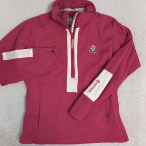 Sunice  Jacket Typhoon‎ Women's Sm 1/4 Zip Golf Athleisure Pink Side Zip